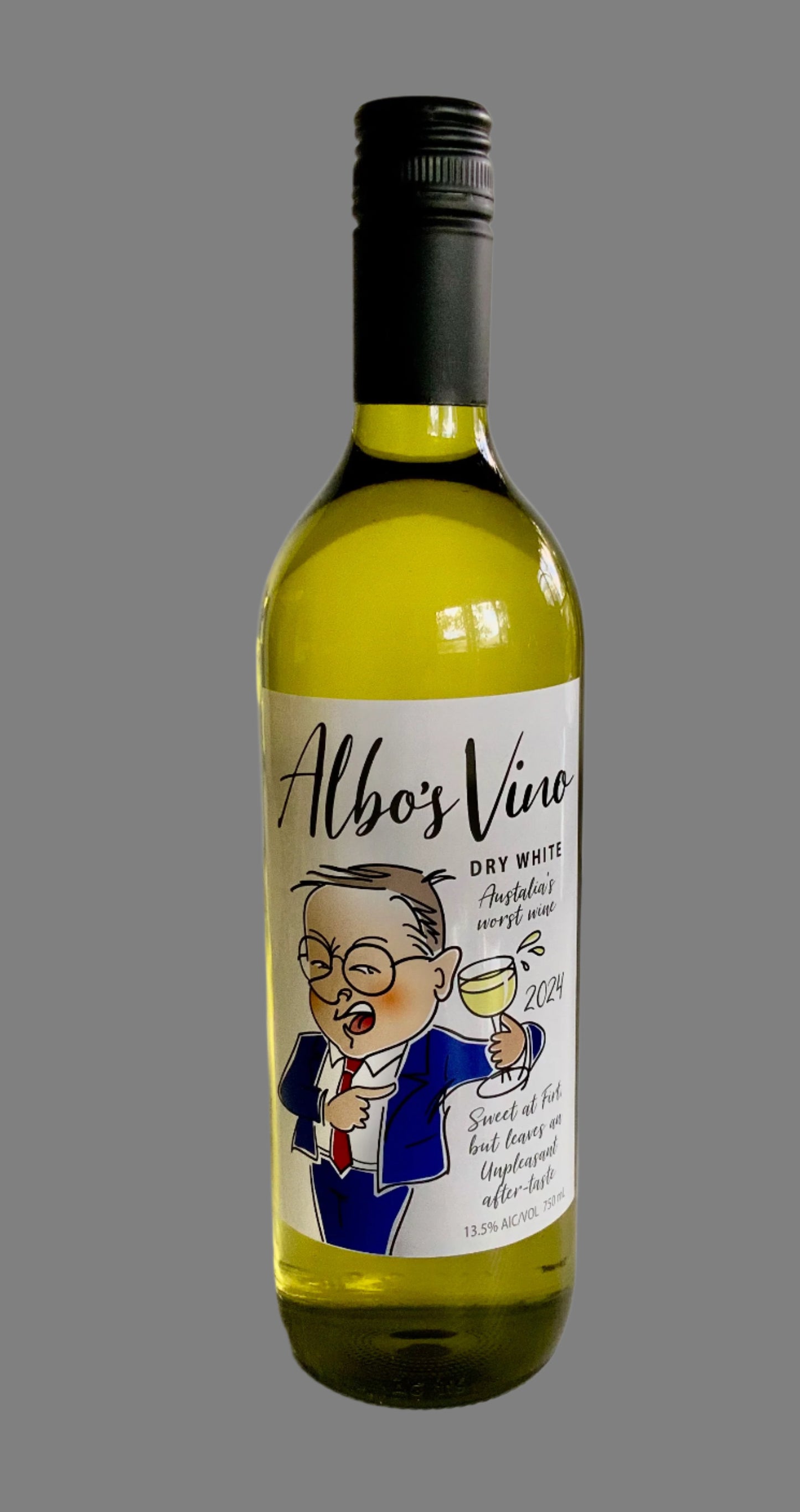 1 x Bottle ALBO’S VINO dry white wine 750ml